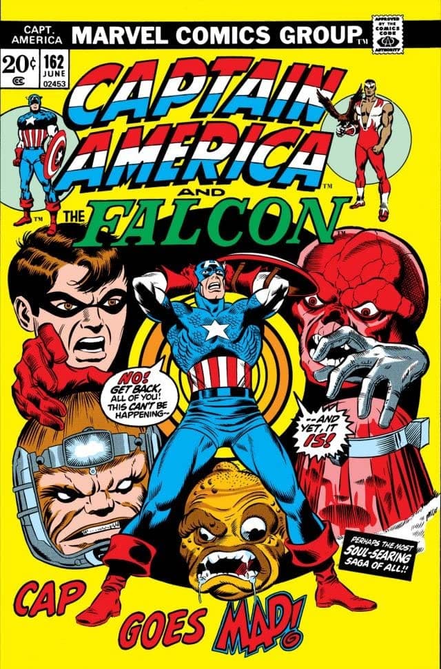 Captain America #162 cover
