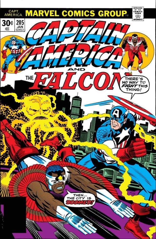 Captain America #205 cover