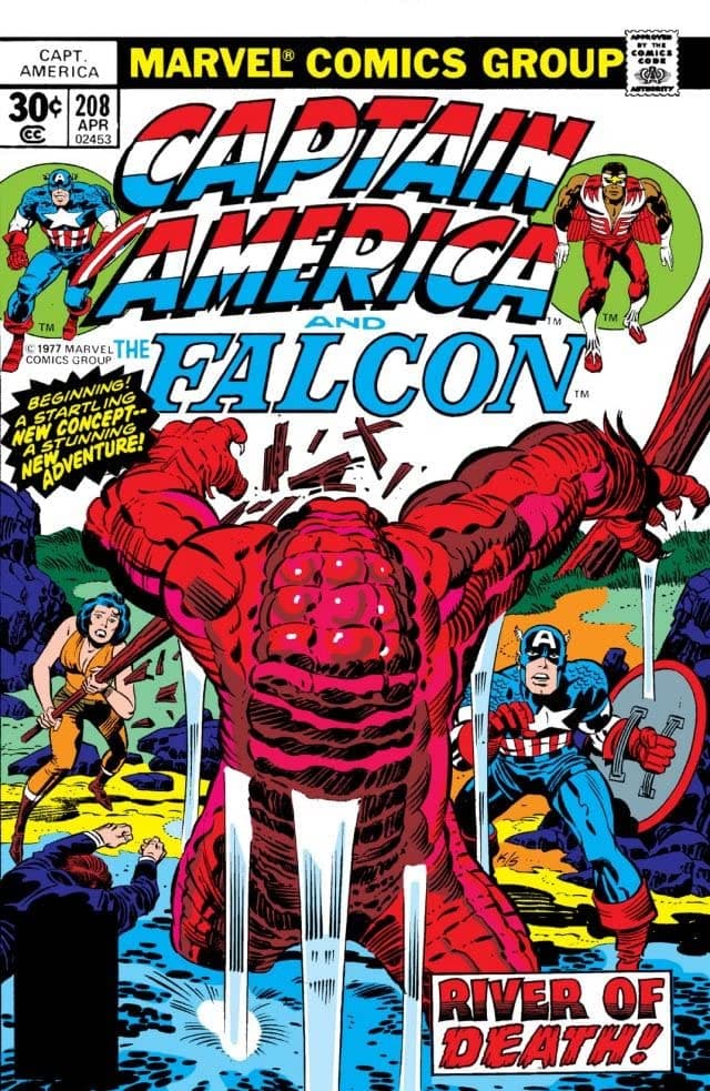 Captain America #208 cover