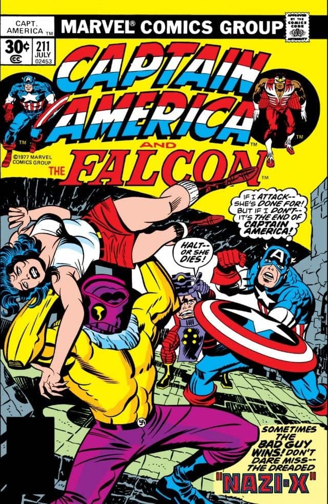 Captain America #211 cover