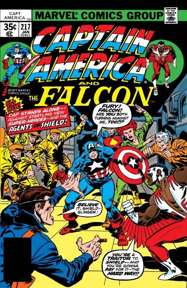 Captain America #217 cover