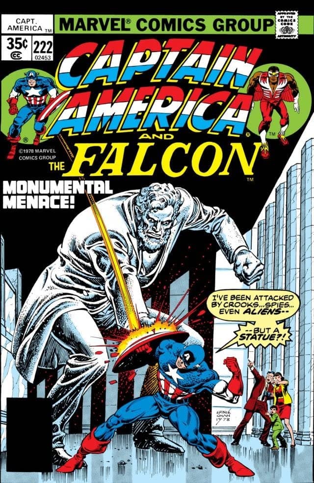 Captain America #222 cover
