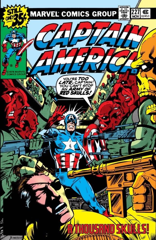 Captain America #227 cover