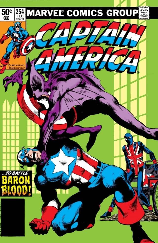 Captain America #254 cover