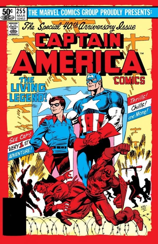 Captain America #255 cover