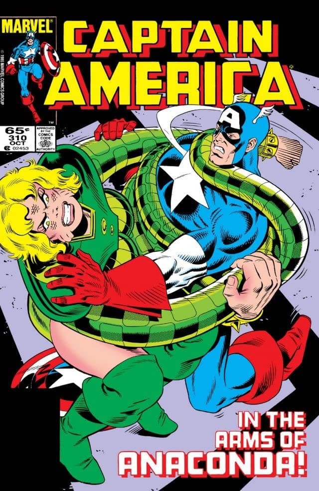 Captain America #310 cover