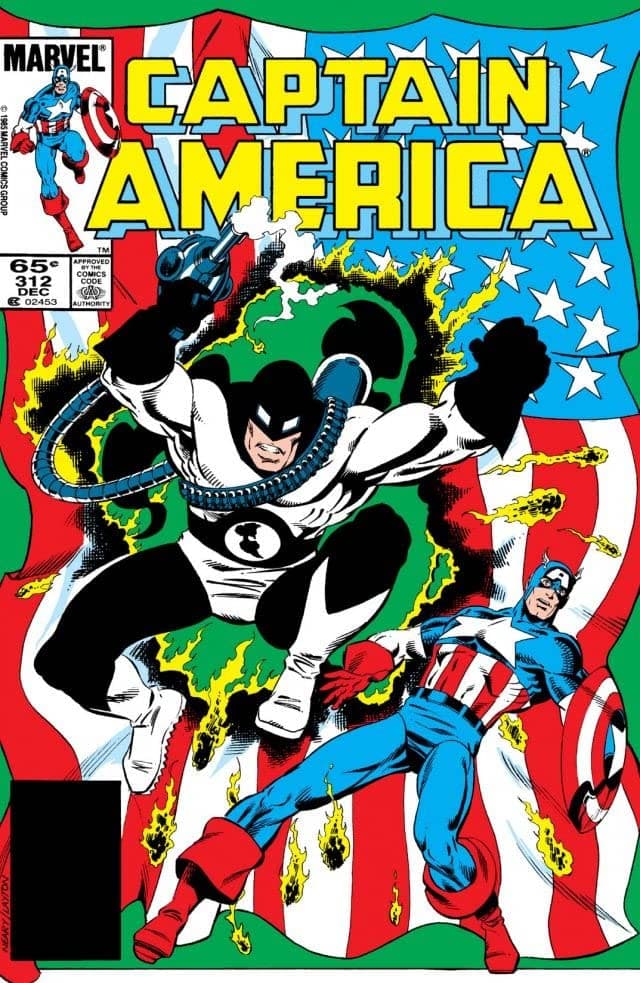 Captain America #312 cover