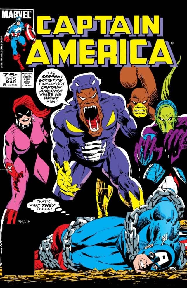 Captain America #315 cover