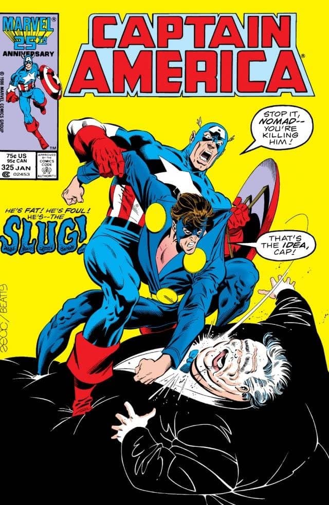 Captain America #325 cover