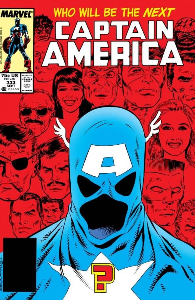 Captain America #333 cover