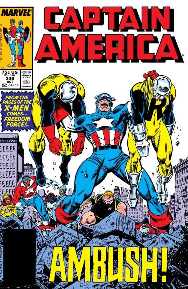 Captain America #346 cover