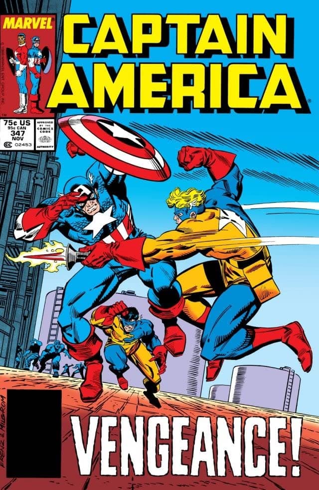 Captain America #347 cover