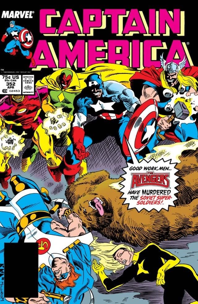 Captain America #352 cover
