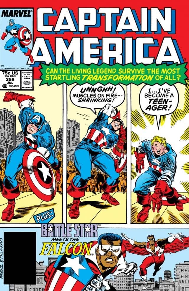 Captain America #355 cover