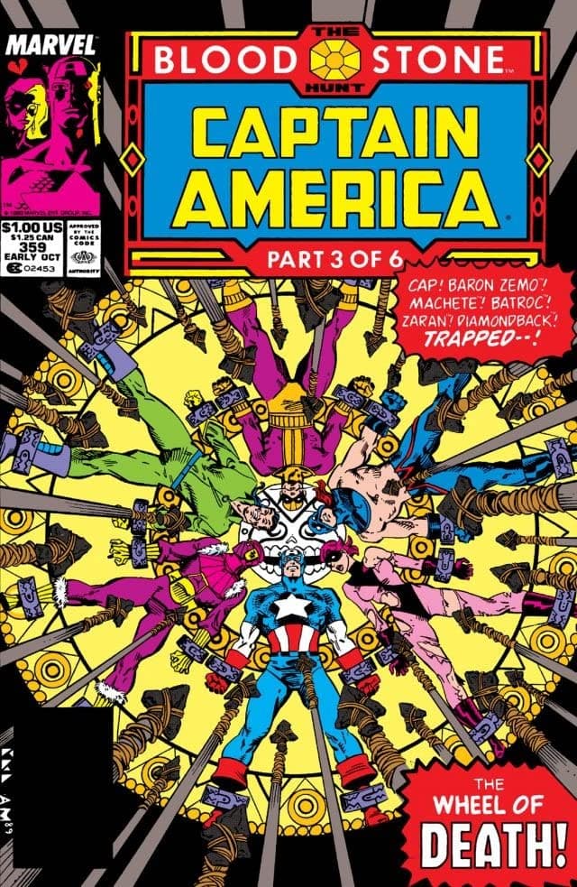 Captain America #359 cover