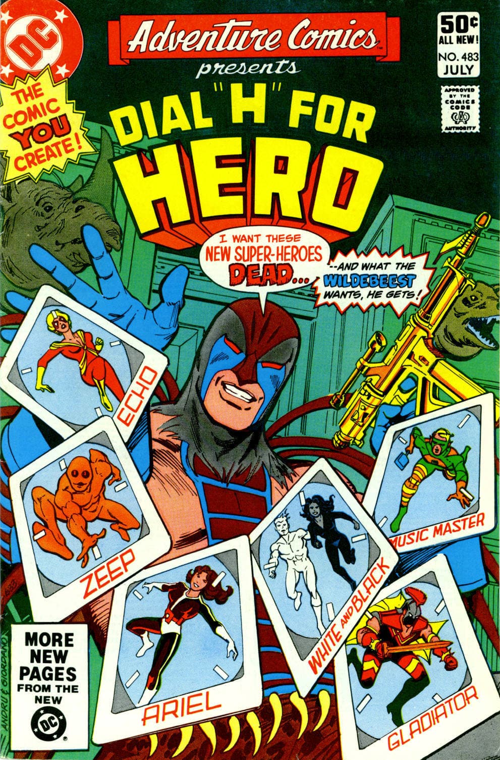Adventure Comics #483 cover