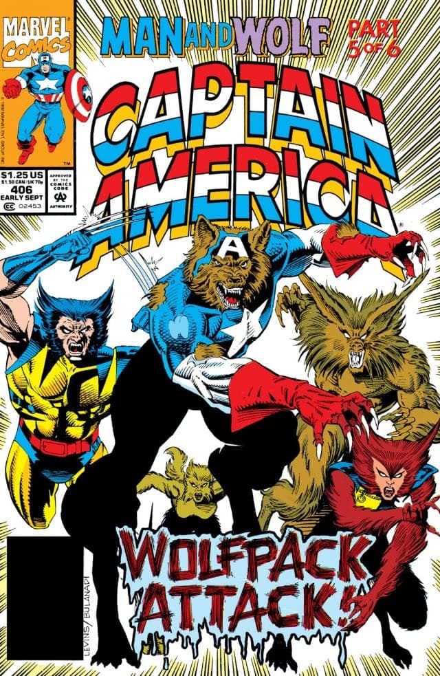 Captain America #406 cover