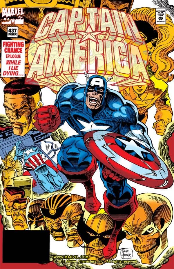 Captain America #437 cover