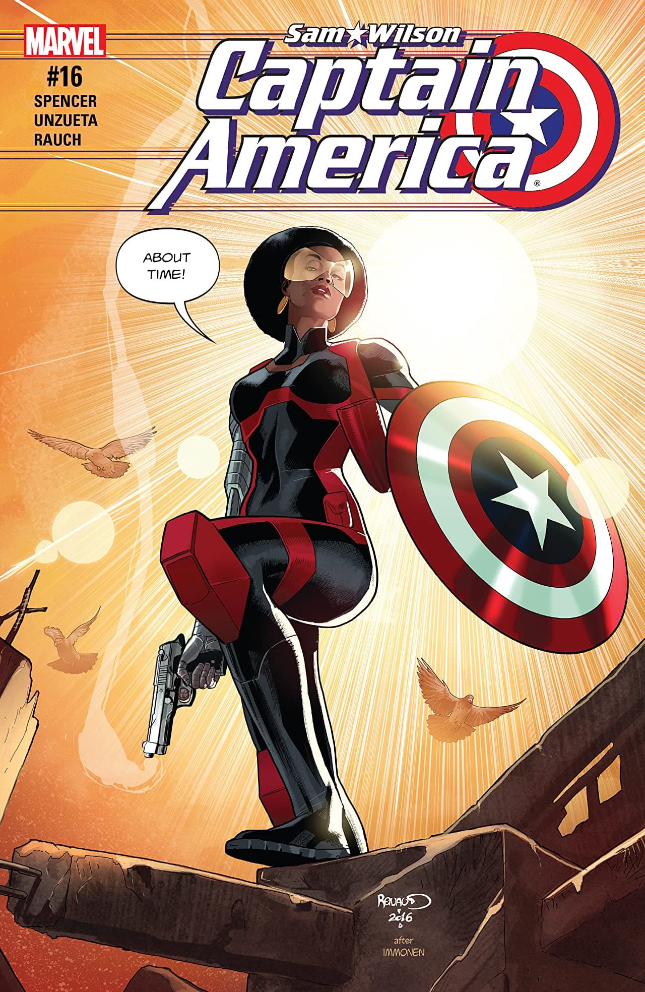 Captain America: Sam Wilson #16 cover