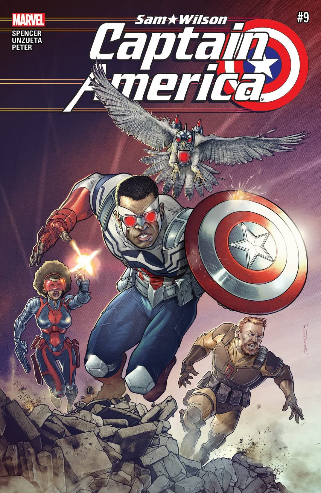 Captain America: Sam Wilson #9 cover