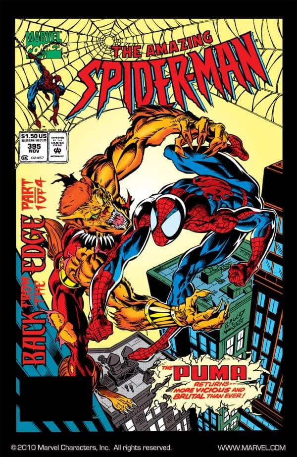 The Amazing Spider-Man #395 cover