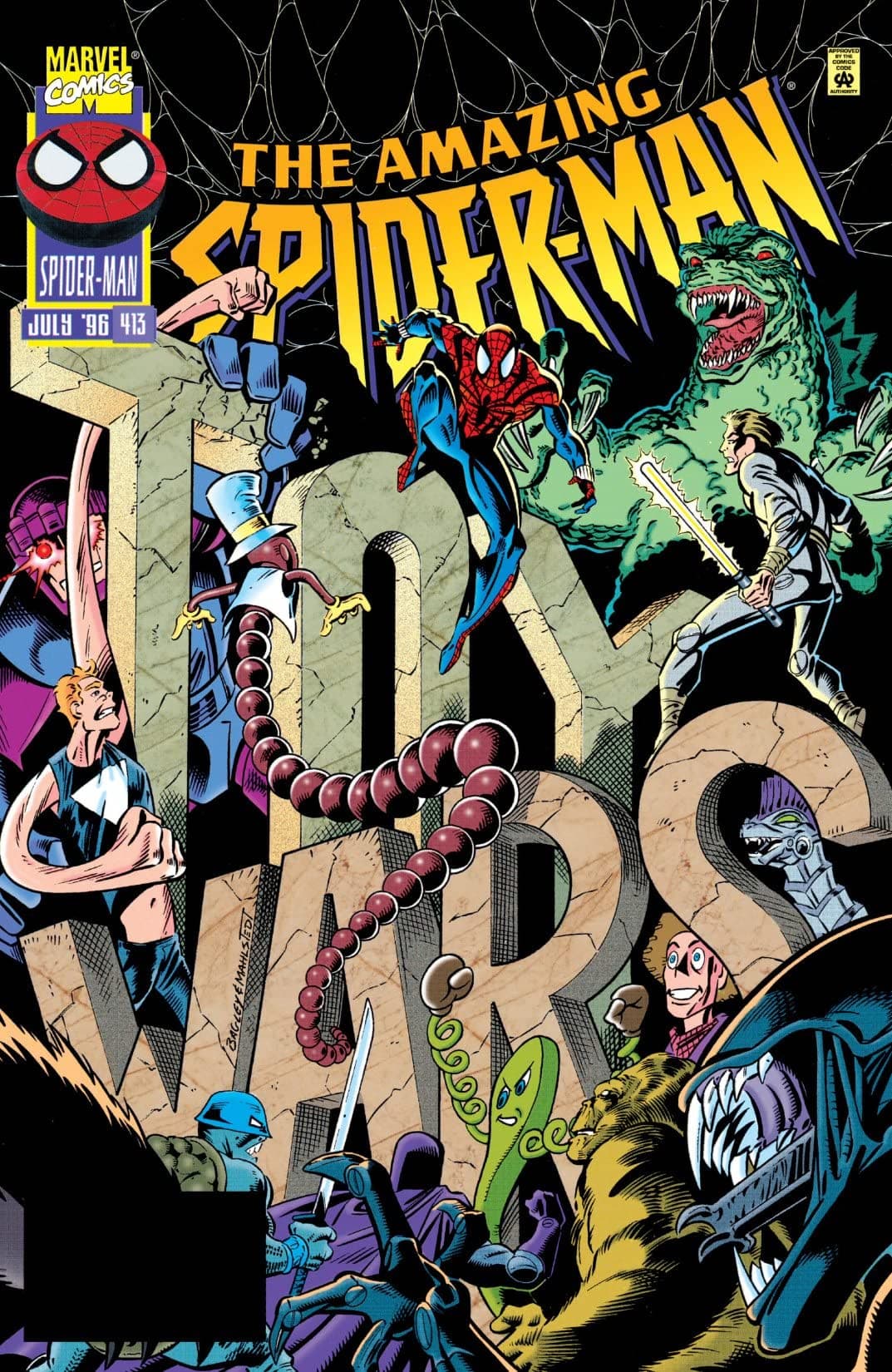 The Amazing Spider-Man #413 cover