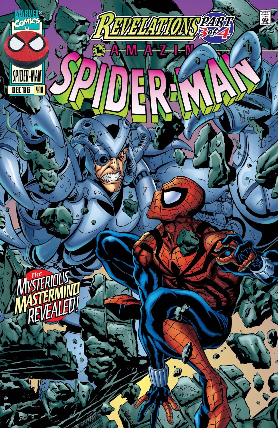 The Amazing Spider-Man #418 cover