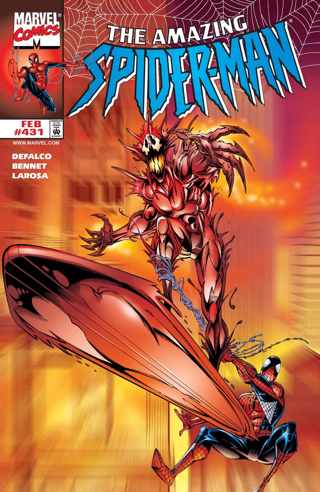 The Amazing Spider-Man #431 cover