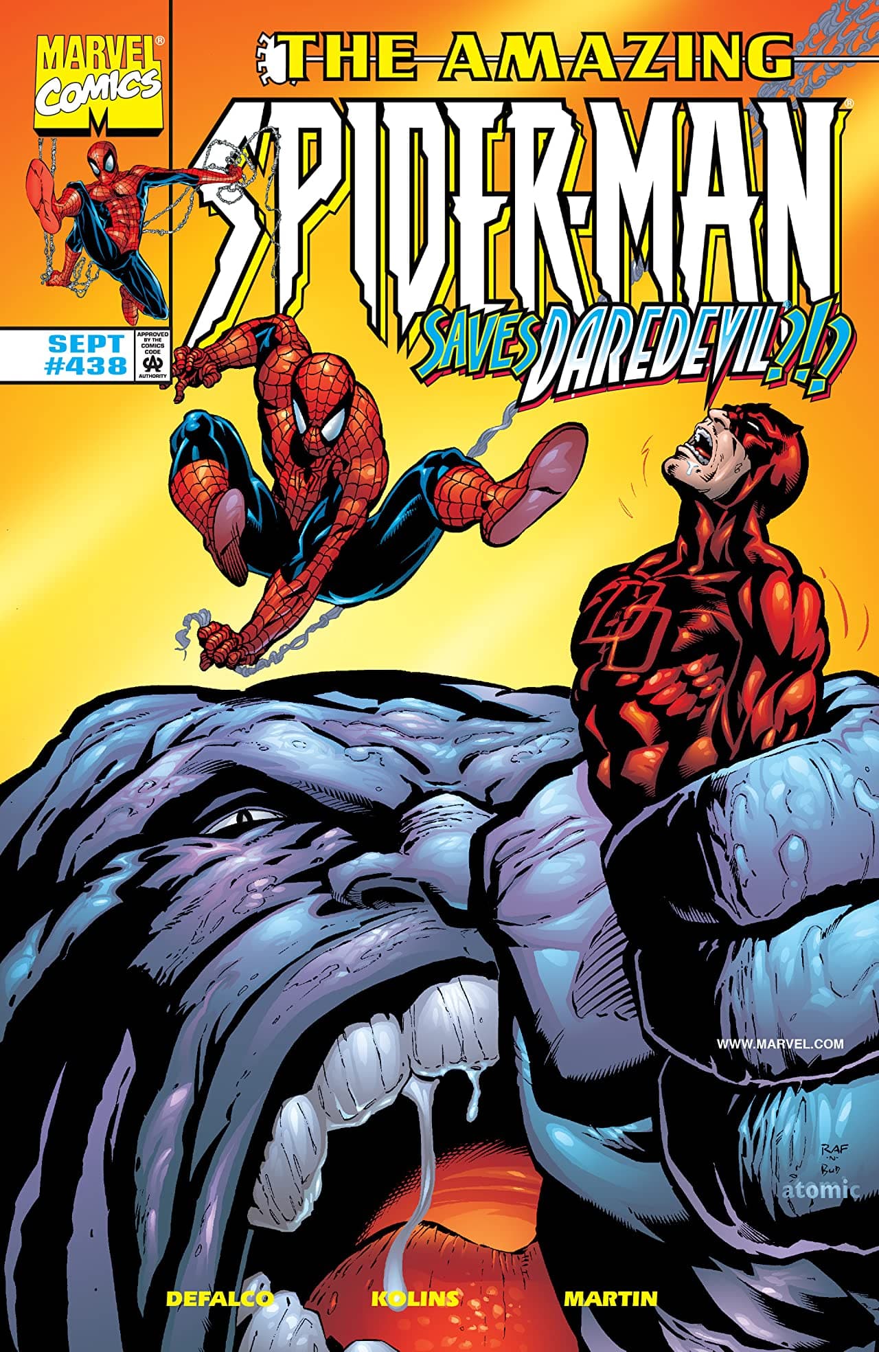 The Amazing Spider-Man #438 cover