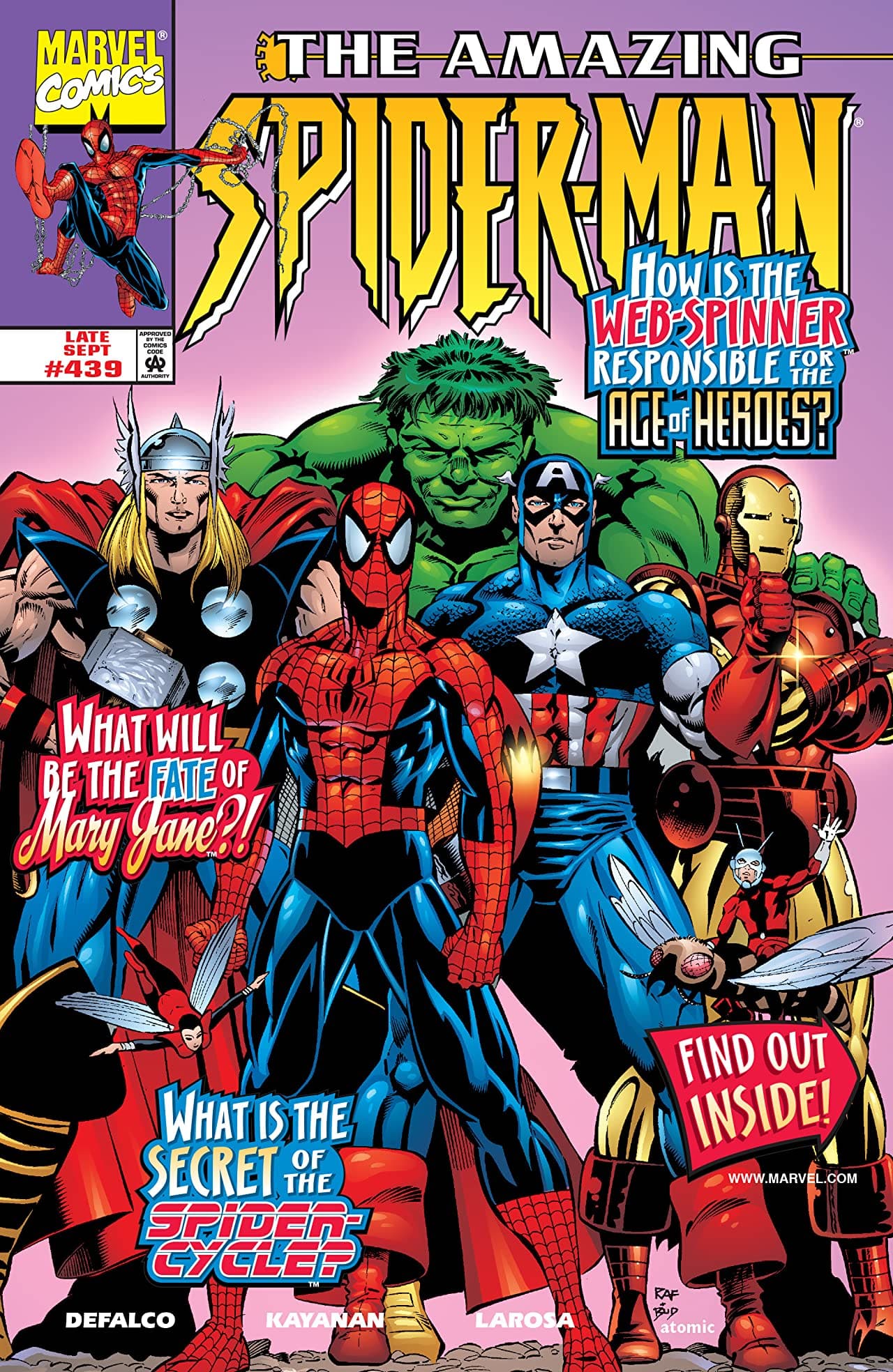 The Amazing Spider-Man #439 cover