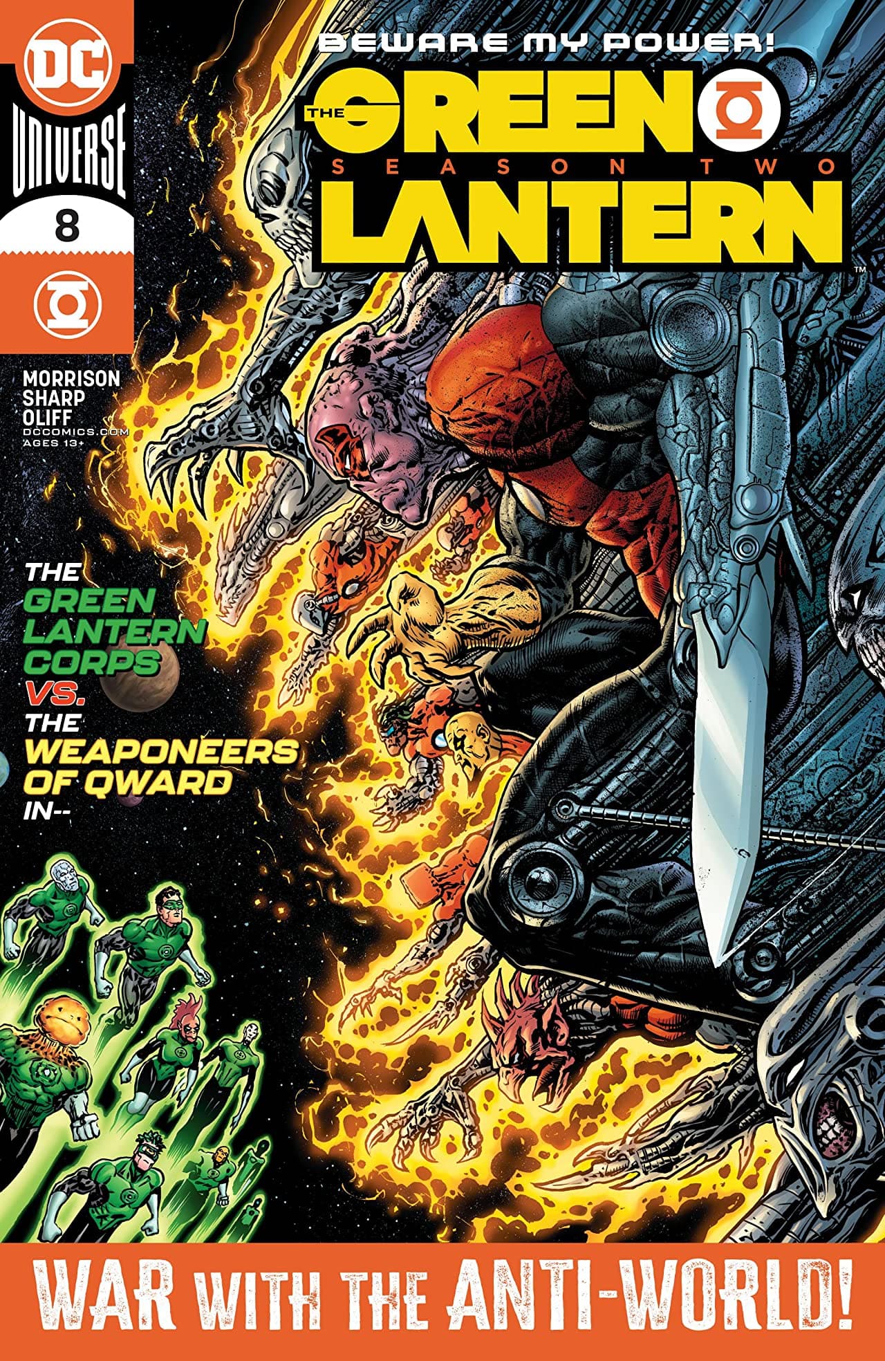 The Green Lantern Season Two #8 cover