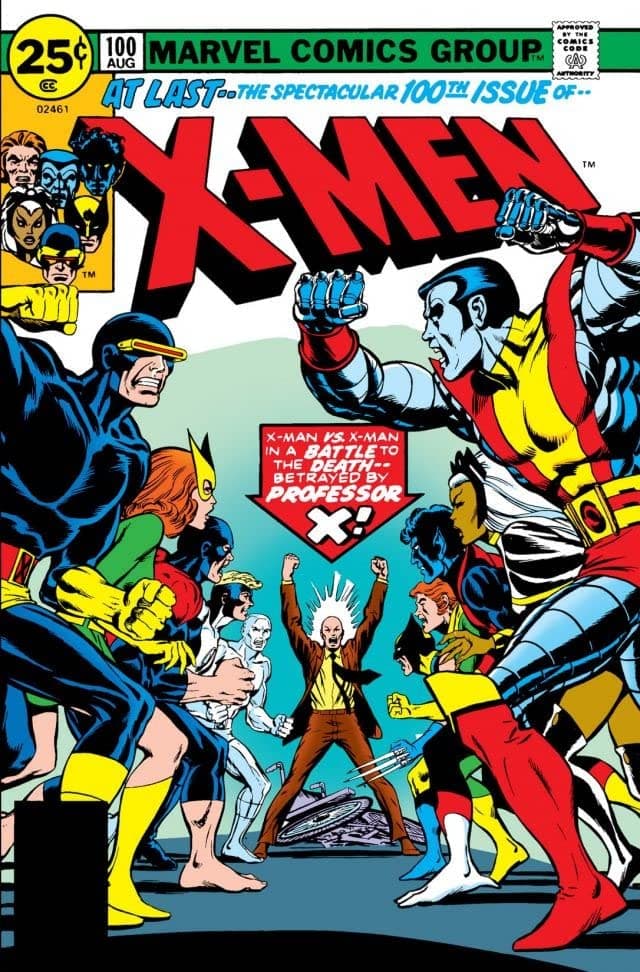 The X-Men #100 cover