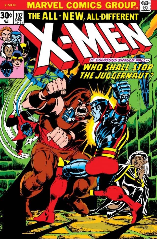 The X-Men #102 cover