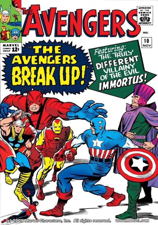 The Avengers #10 cover