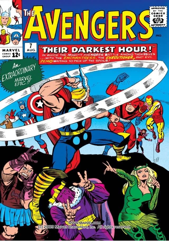 The Avengers #7 cover