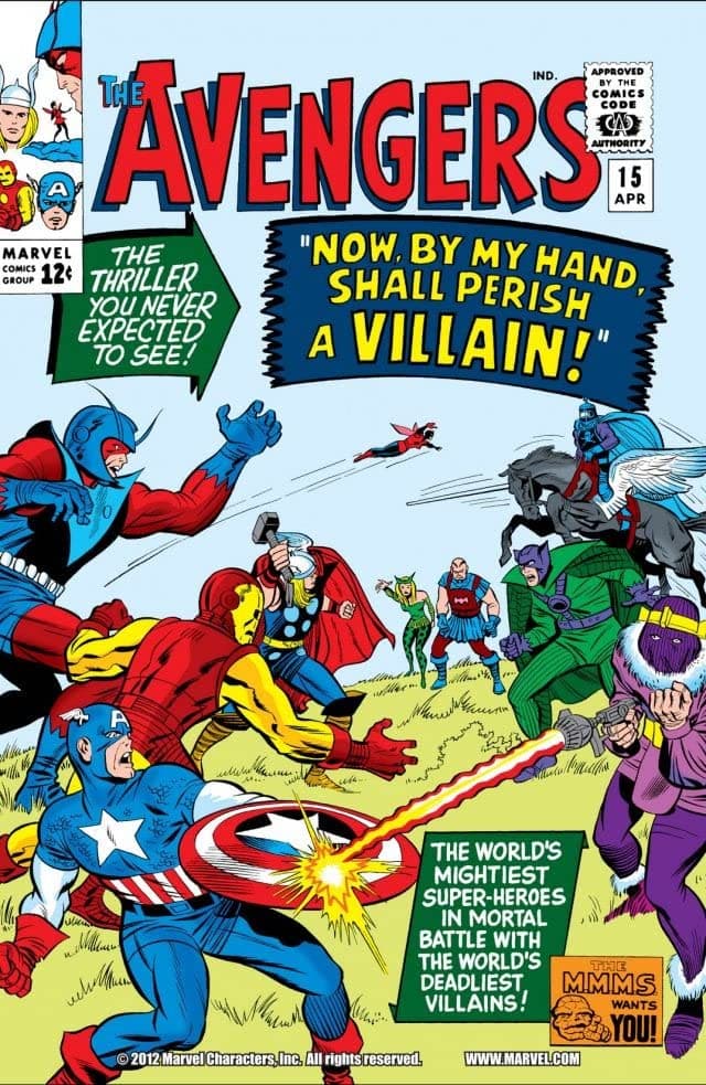 The Avengers #15 cover