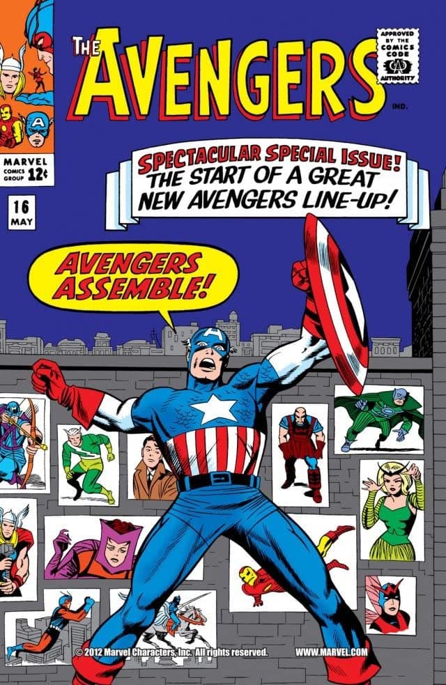 The Avengers #16 cover
