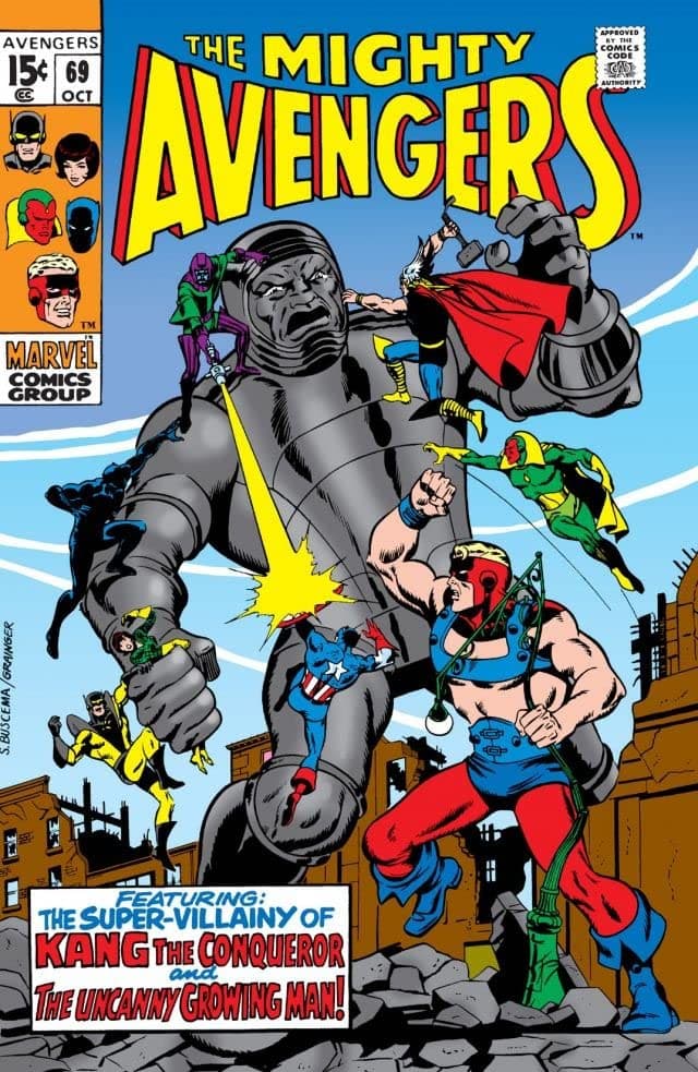 The Avengers #69 cover