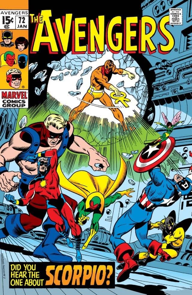 The Avengers #72 cover