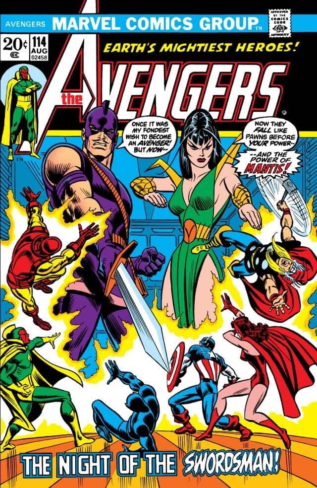 The Avengers #114 cover