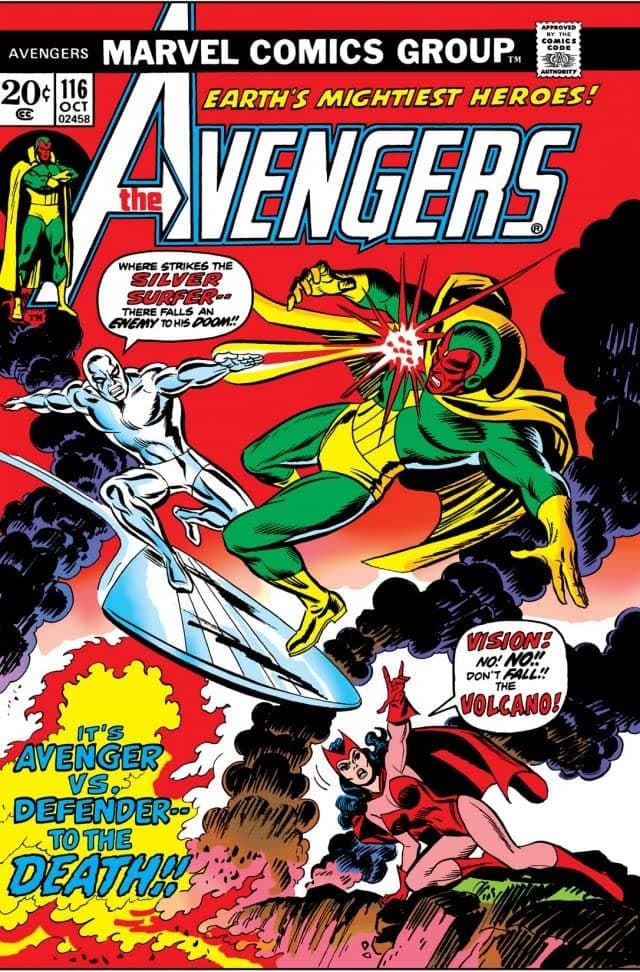 The Avengers #116 cover