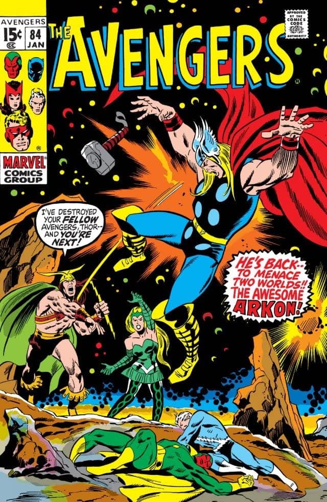 The Avengers #84 cover