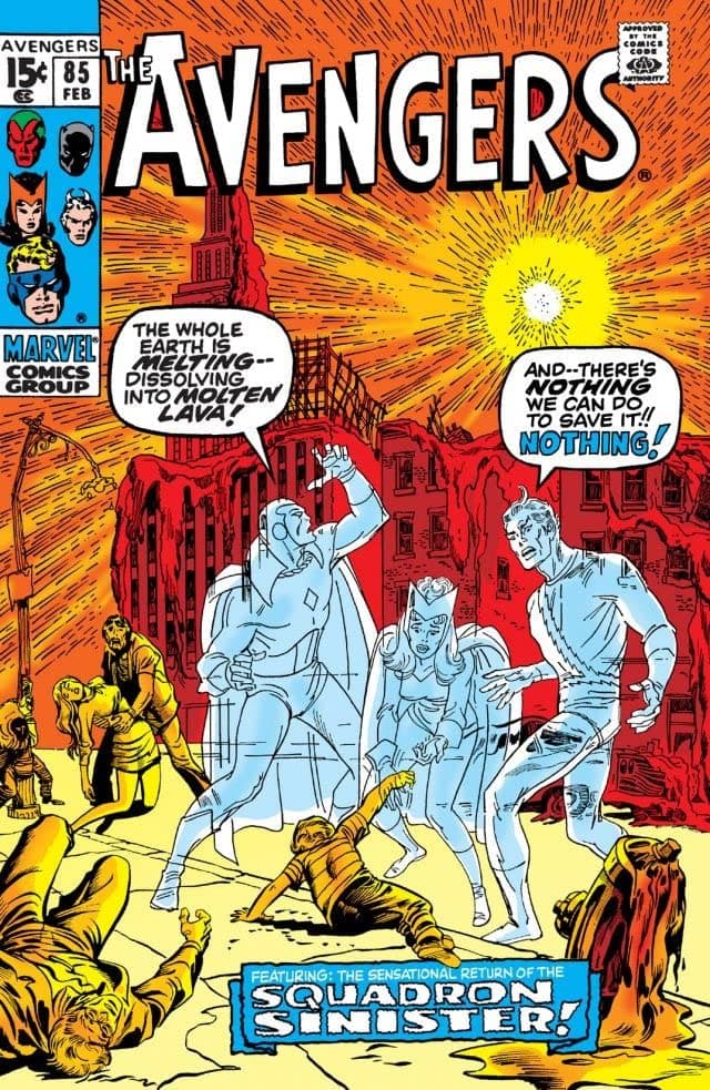 The Avengers #85 cover