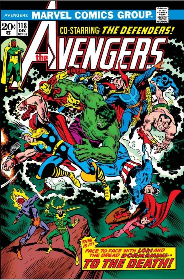 The Avengers #118 cover