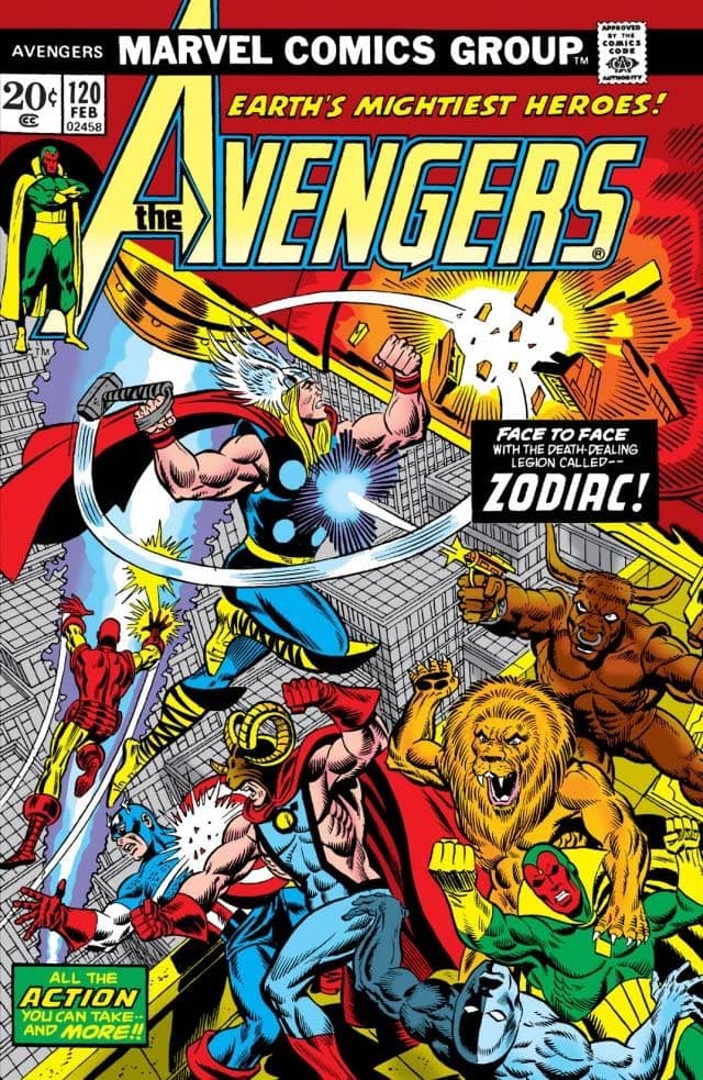 The Avengers #120 cover