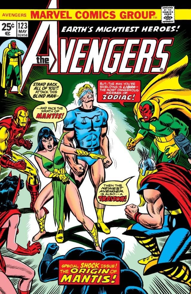 The Avengers #123 cover