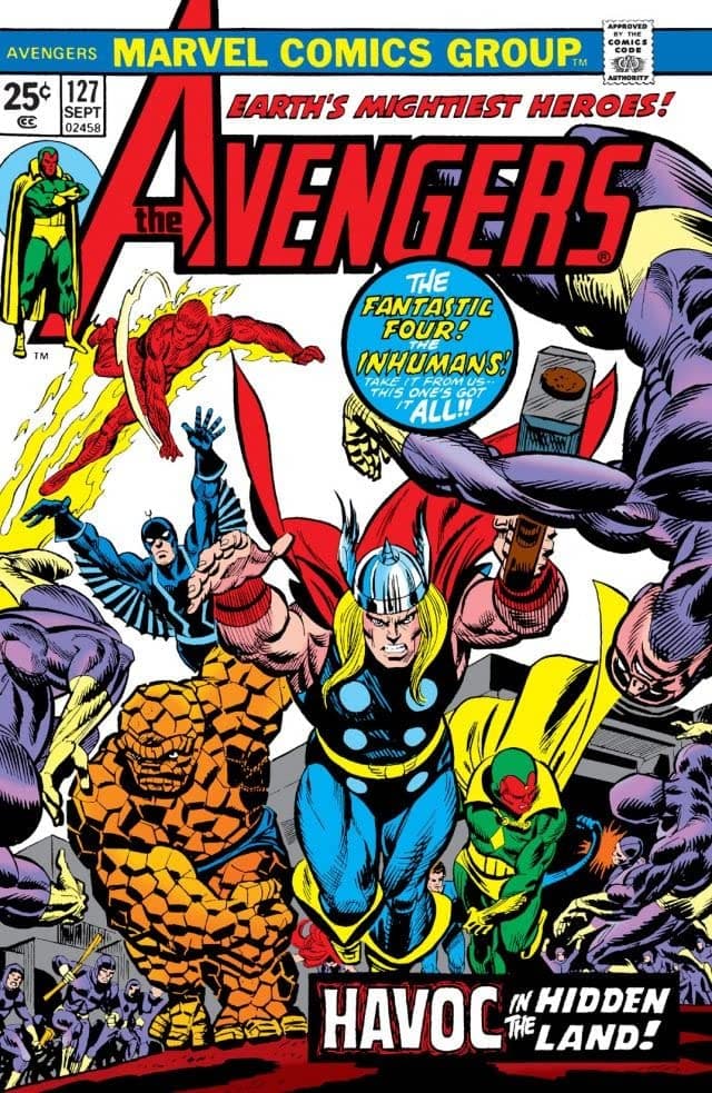 The Avengers #127 cover