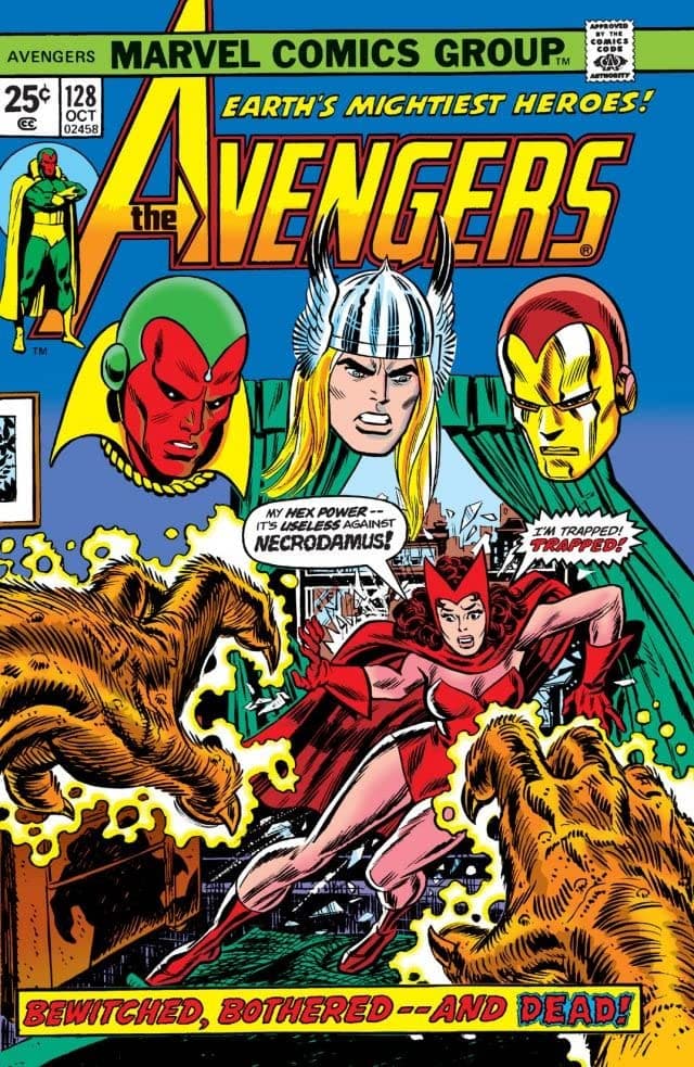 The Avengers #128 cover