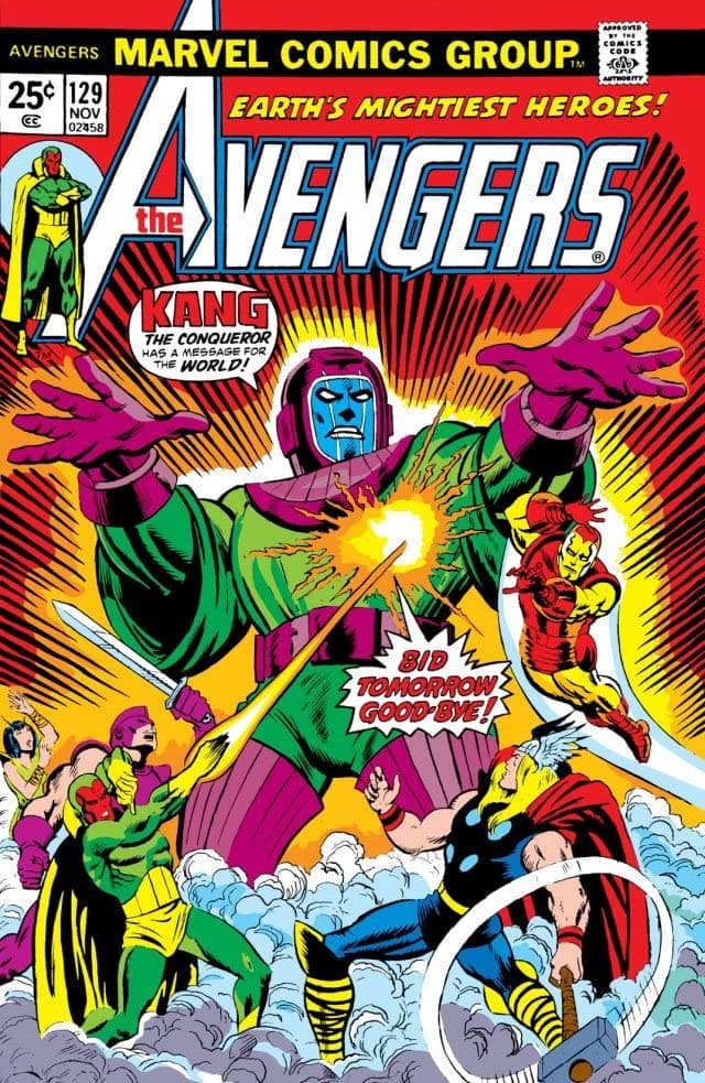 The Avengers #129 cover