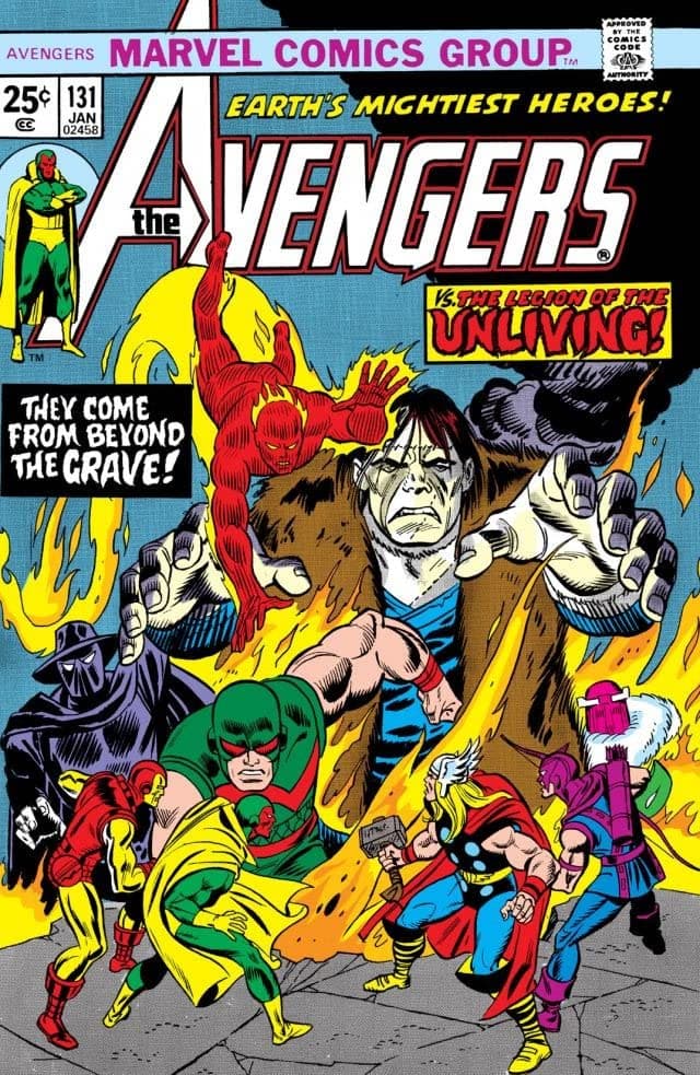 The Avengers #131 cover